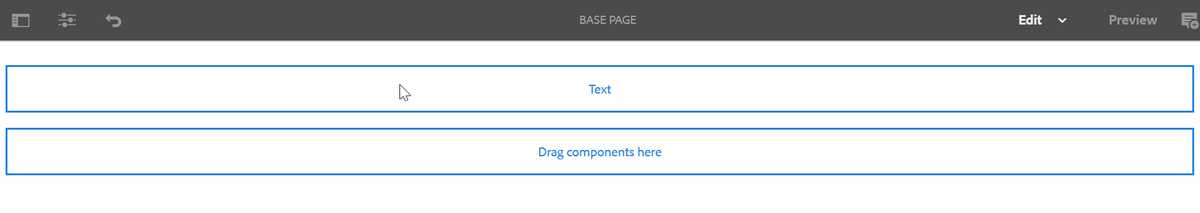 AEM Text Component Added